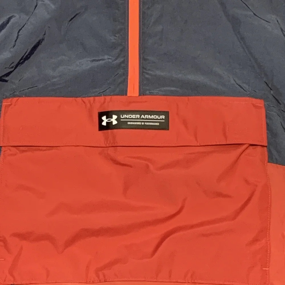 Under Armour UA RUSH Woven ½ Zip Anorak Jacket Women's Size Large 1376920
